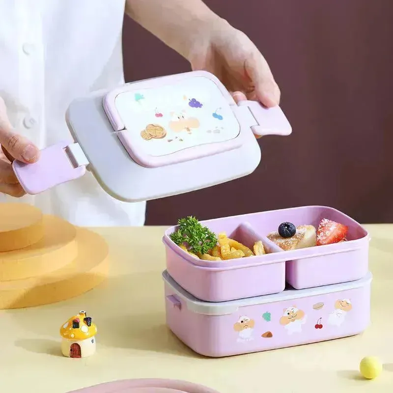 Cute Double Decker Lunch Box