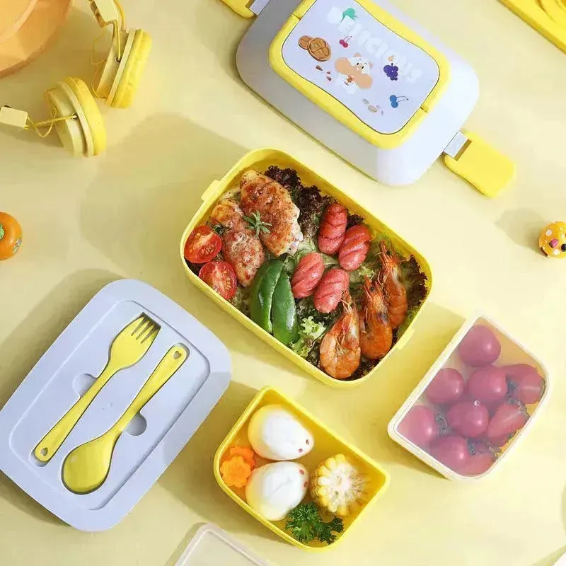 Cute Double Decker Lunch Box