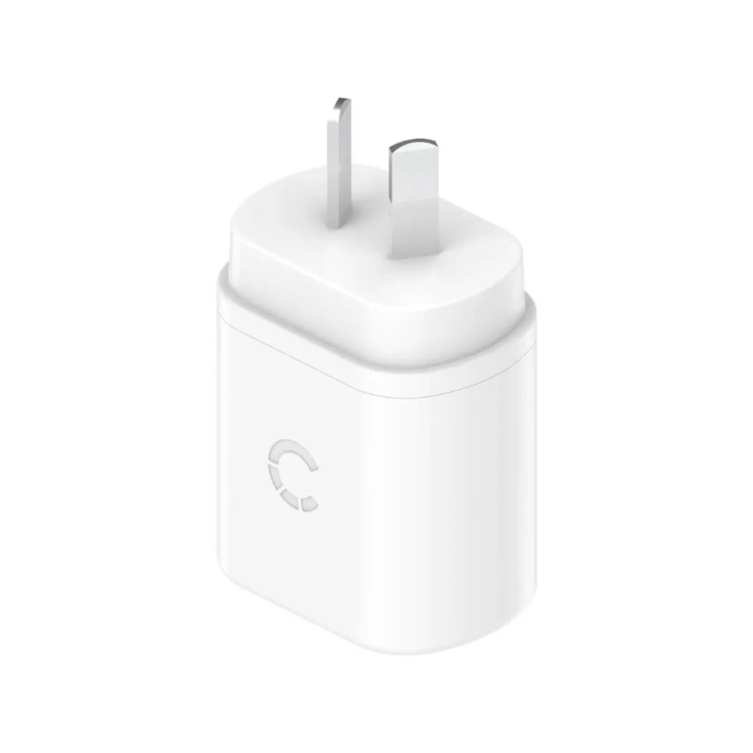 Cygnett PowerPlus 30W USB-C PD Wall Charger - White