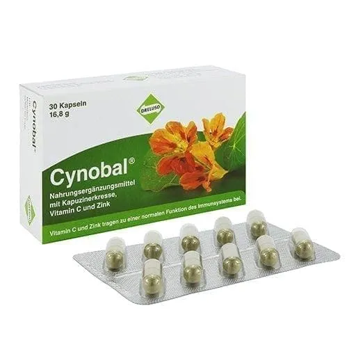 CYNOBAL, nasturtium,  immune system, vitamin C and zinc