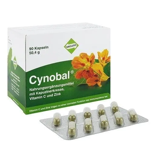 CYNOBAL, nasturtium,  immune system, vitamin C and zinc