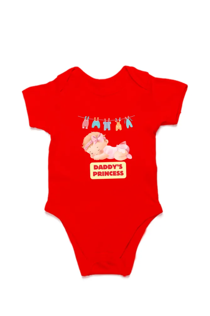 Daddy's Princess Rompers Printed in Multiple colours range For Baby Girls 0-12 months!