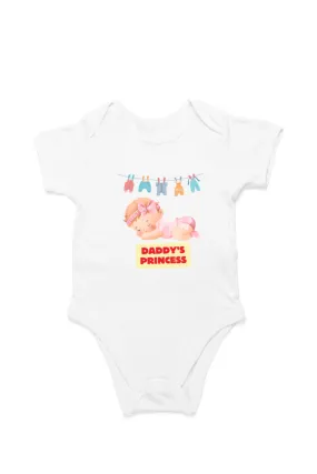 Daddy's Princess Rompers Printed in Multiple colours range For Baby Girls 0-12 months!