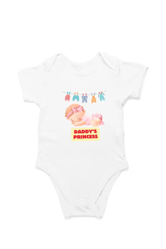 Daddy's Princess Rompers Printed in Multiple colours range For Baby Girls 0-12 months!