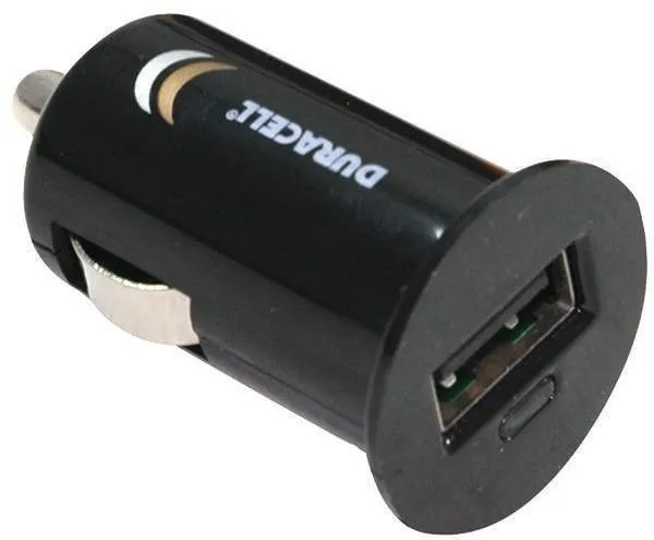 DURACELL DU1618 Mini USB Car Charger (Black)