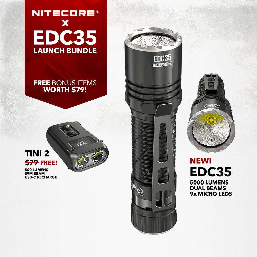 EDC35 - 5000 lumens (Bundle)