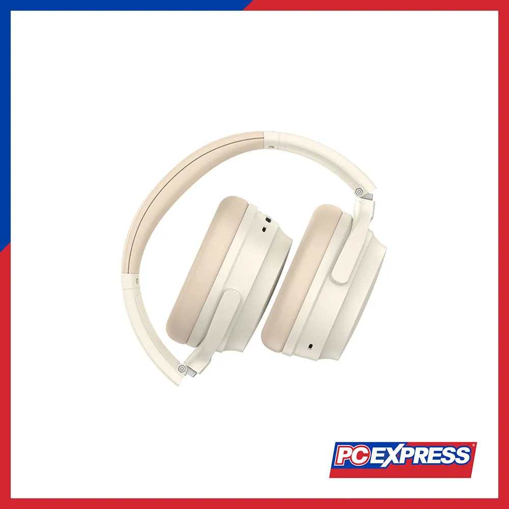 EDIFIER WH700NB Wireless Noise Cancellation Over-Ear Headphones (Ivory)