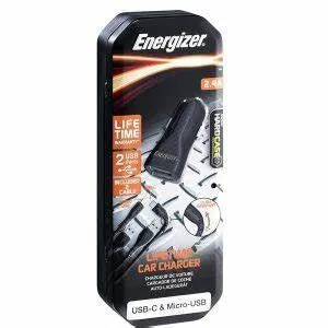 Energizer Hardcase Car Charger Lw 2.4A 2Usb