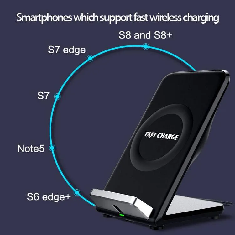 F18 Fast Wireless Charger with Air Fan Black