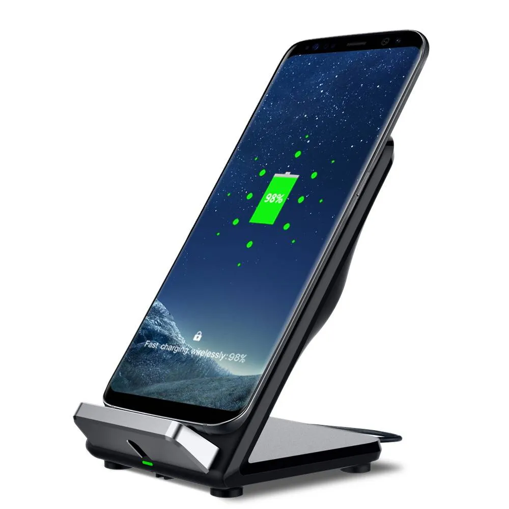 F18 Fast Wireless Charger with Air Fan Black