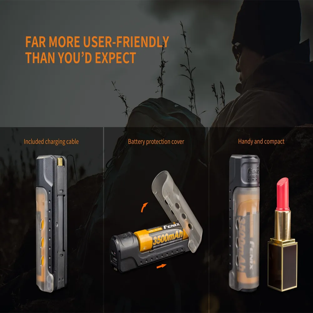 Fenix ARE-X11 Charger   ARB-L18 Battery (3500mAH)