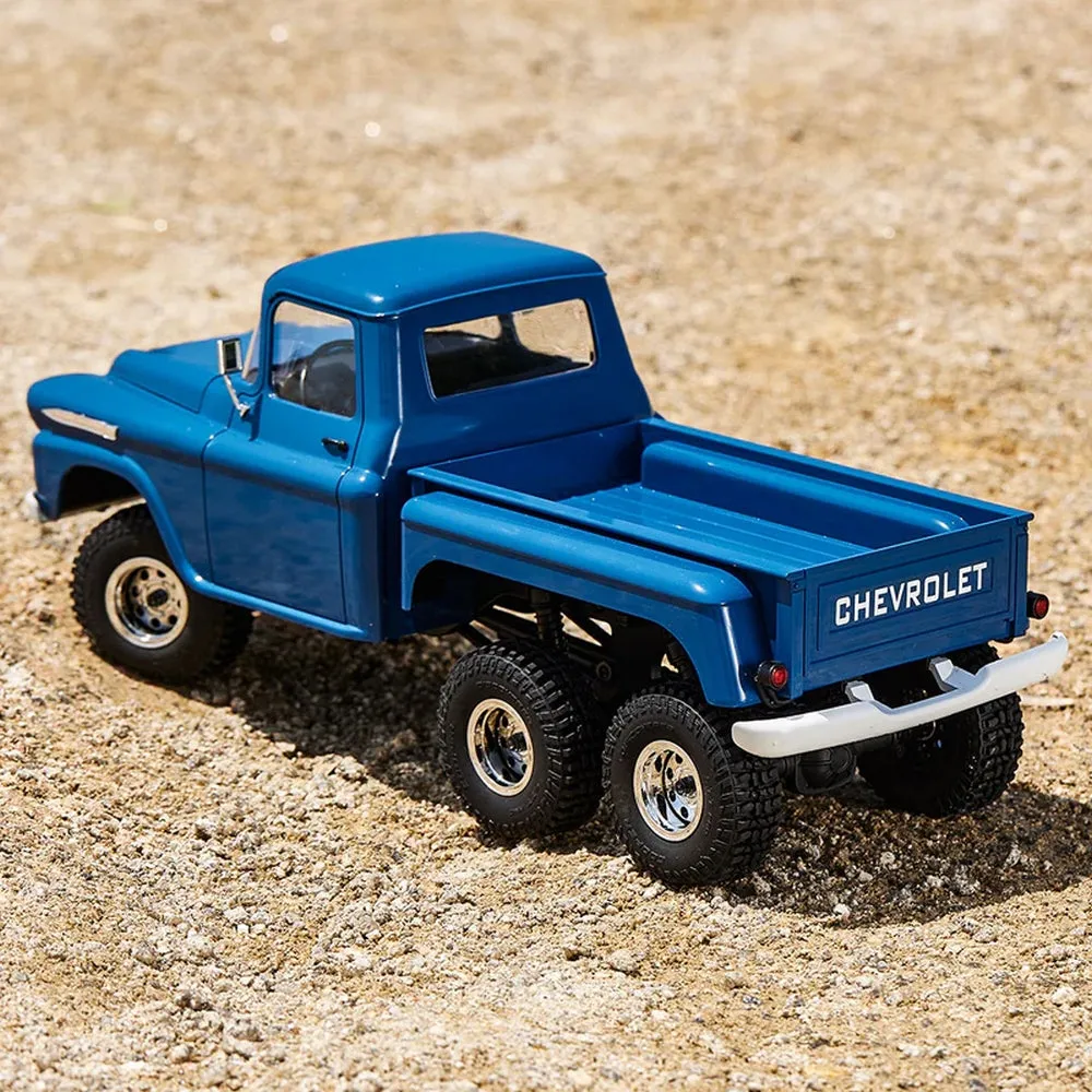 FMS (RTR) 1:18 Chevrolet Apache 6WD Rock Crawler w/Tx, LiPo & Charger (Blue)