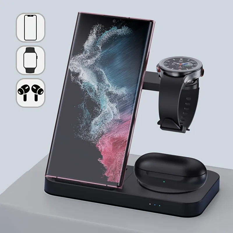 For Samsung Galaxy Watch, 4in1 Wireless Charge, 15W Fast Charging, Wireless Charging Station