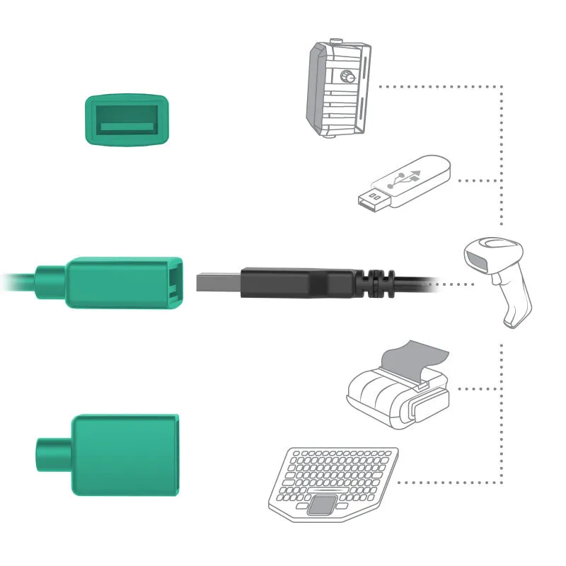 GDS® Dock   Single USB-A for iPad mini (A17 Pro) & mini 6