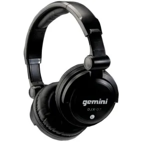 Gemini DJX-07 Professional DJ Headphones (Full Size)