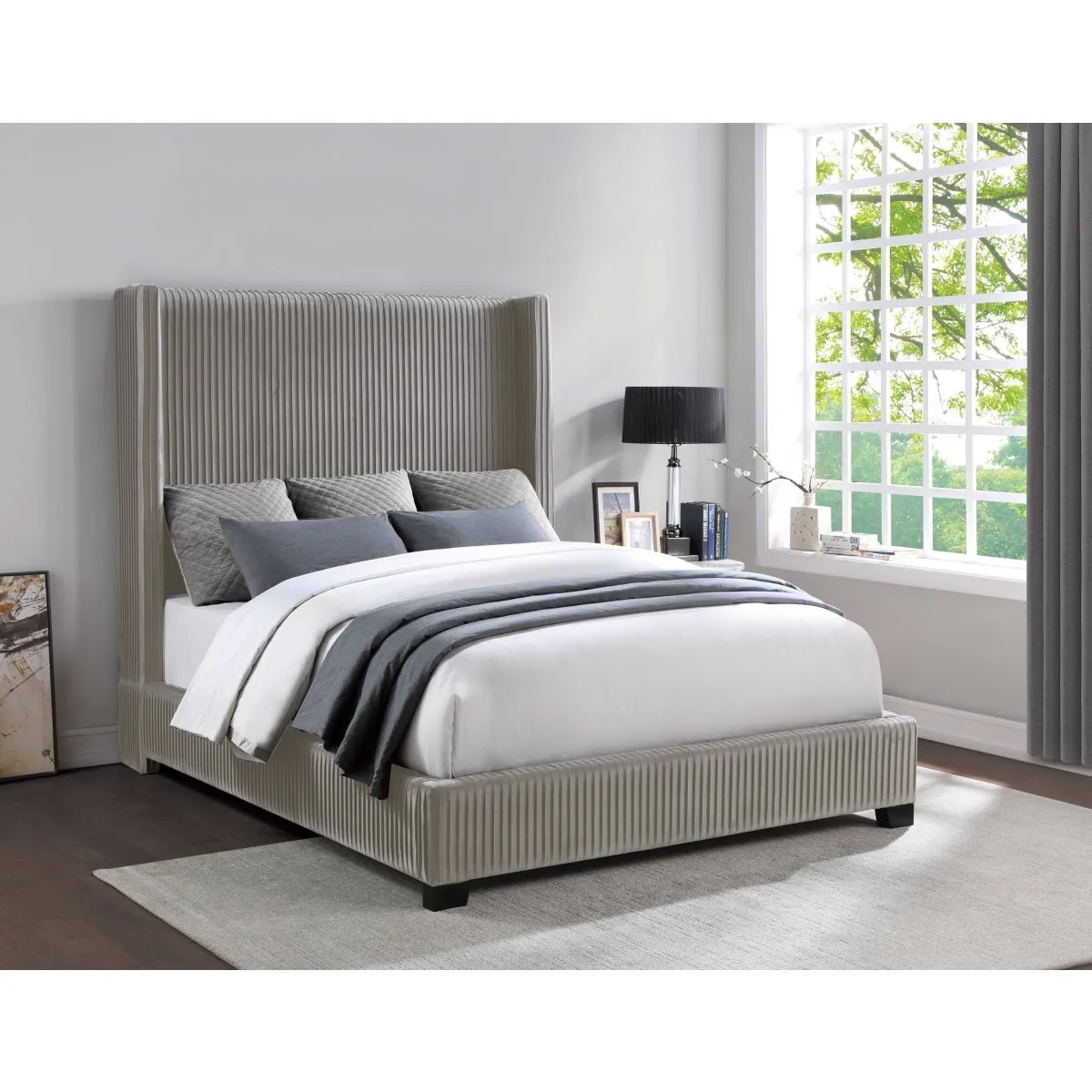 Glenbury Taupe Full Bed in a Box