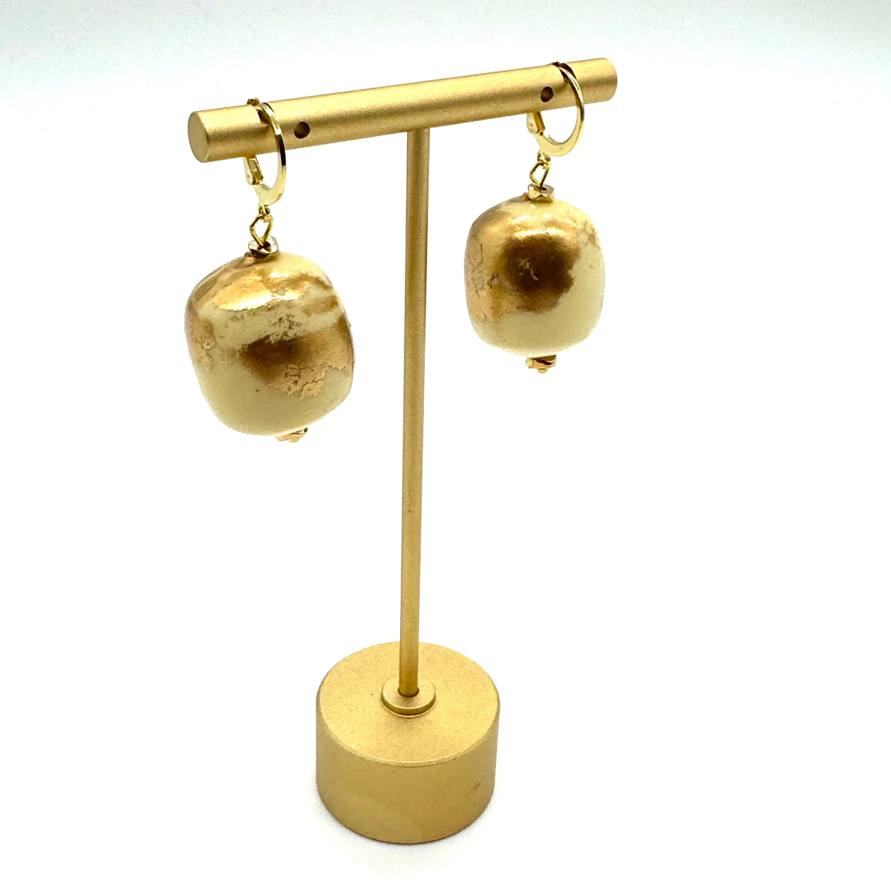 Golden Sands Cuff Drop Earrings