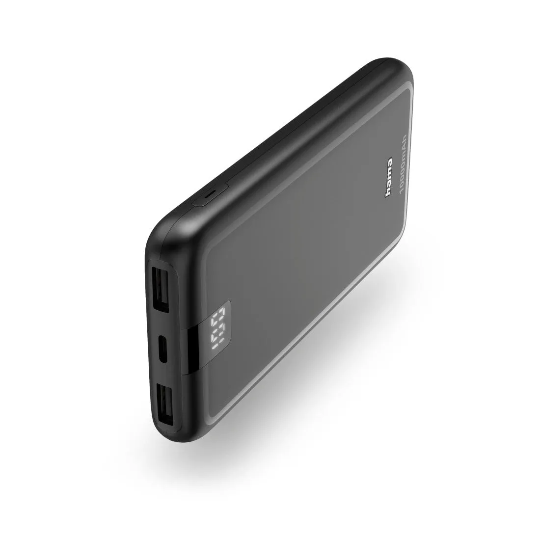 Hama 10000mAh Fast Charge LiPo Powerbank - Anthracite | 514714