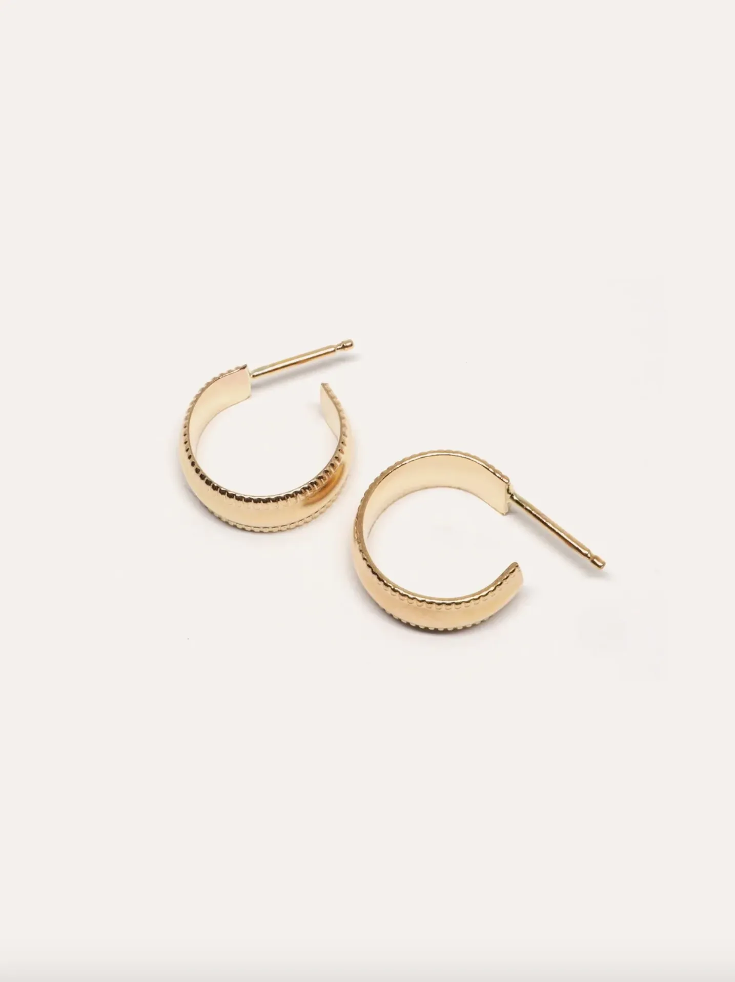 Hart   Stone Celine Hoops in Gold