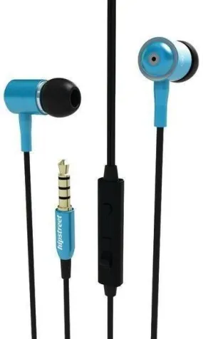 Hipstreet HS-EBHIPBUDZ-BL HipBudz In-Ear Headphones (Blue)