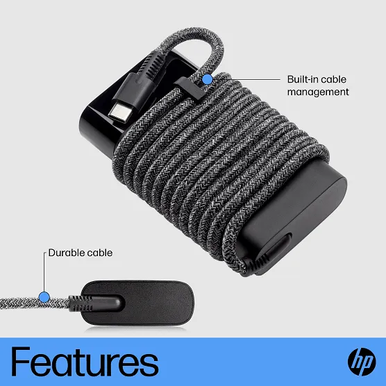 HP USB-C 65W Laptop Charger Addition (671R3AA)