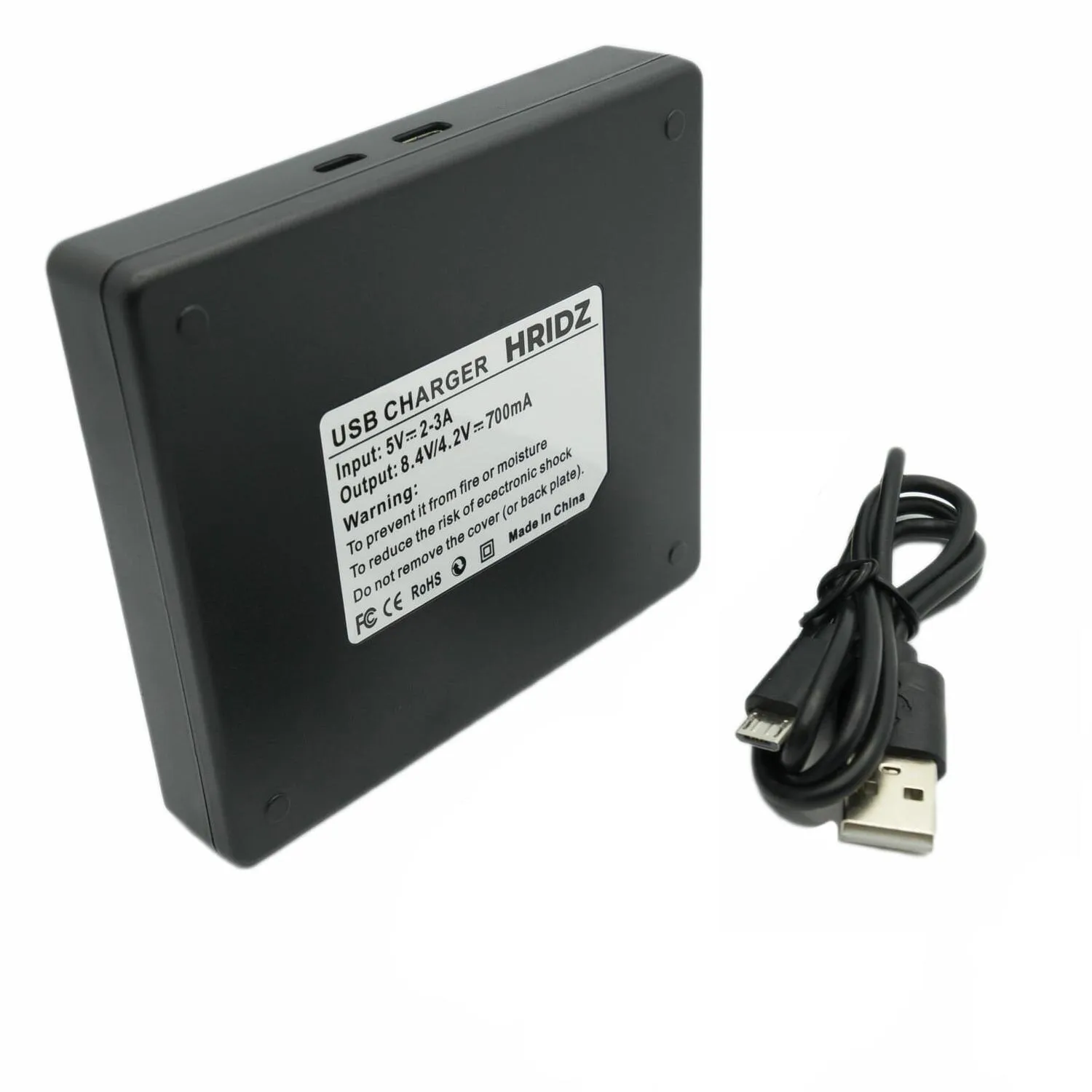 HRIDZ LP-E6 LP-E6NH Dual Battery Charger For Canon EOS 5D 6D 7D 80D 70D 60D LP-E6 60Da