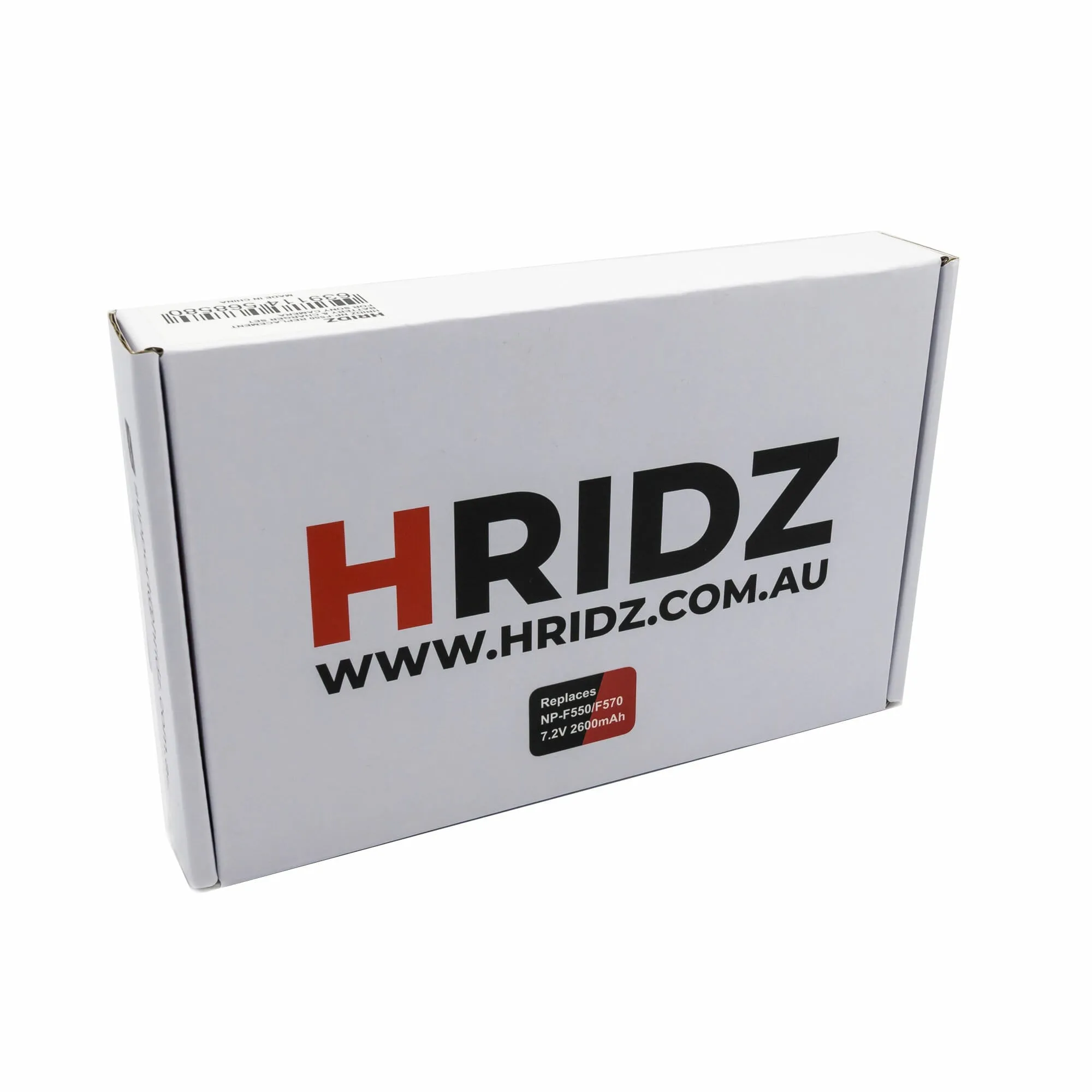 Hridz NP-F550 Batteries & Charger Set Compatible with Sony NPF 550 970 series