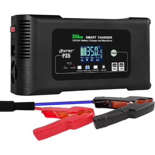 HTRC | 35-Amp Smart Charger | Lead and Lithium Smart Battery Charger