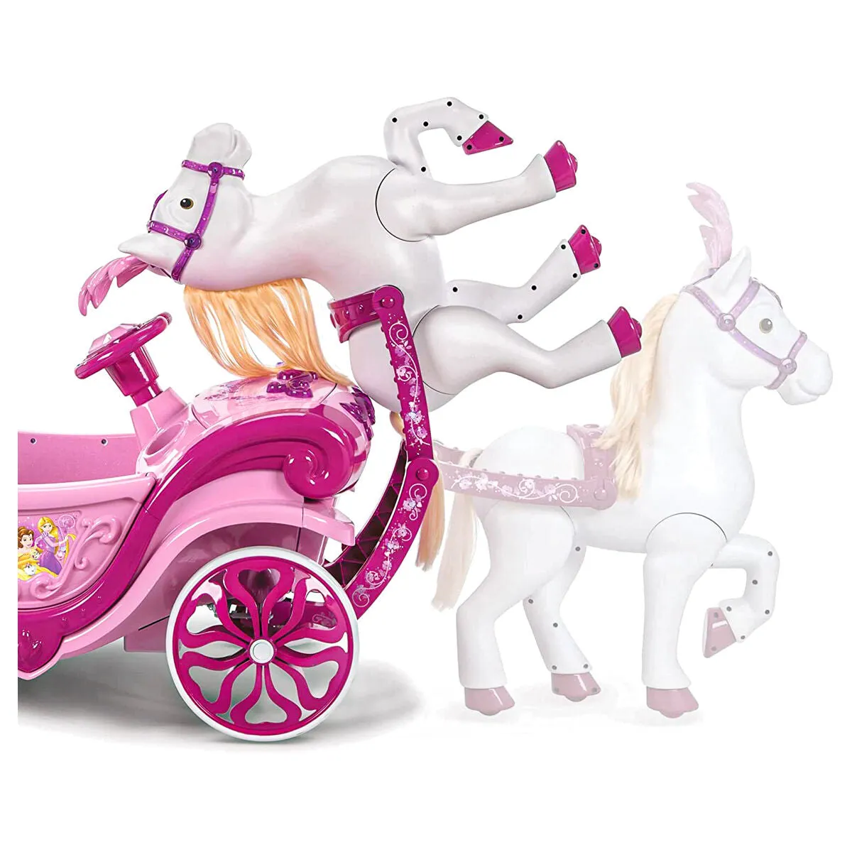 Huffy Disney Princess Horse and Carriage Electric Ride On