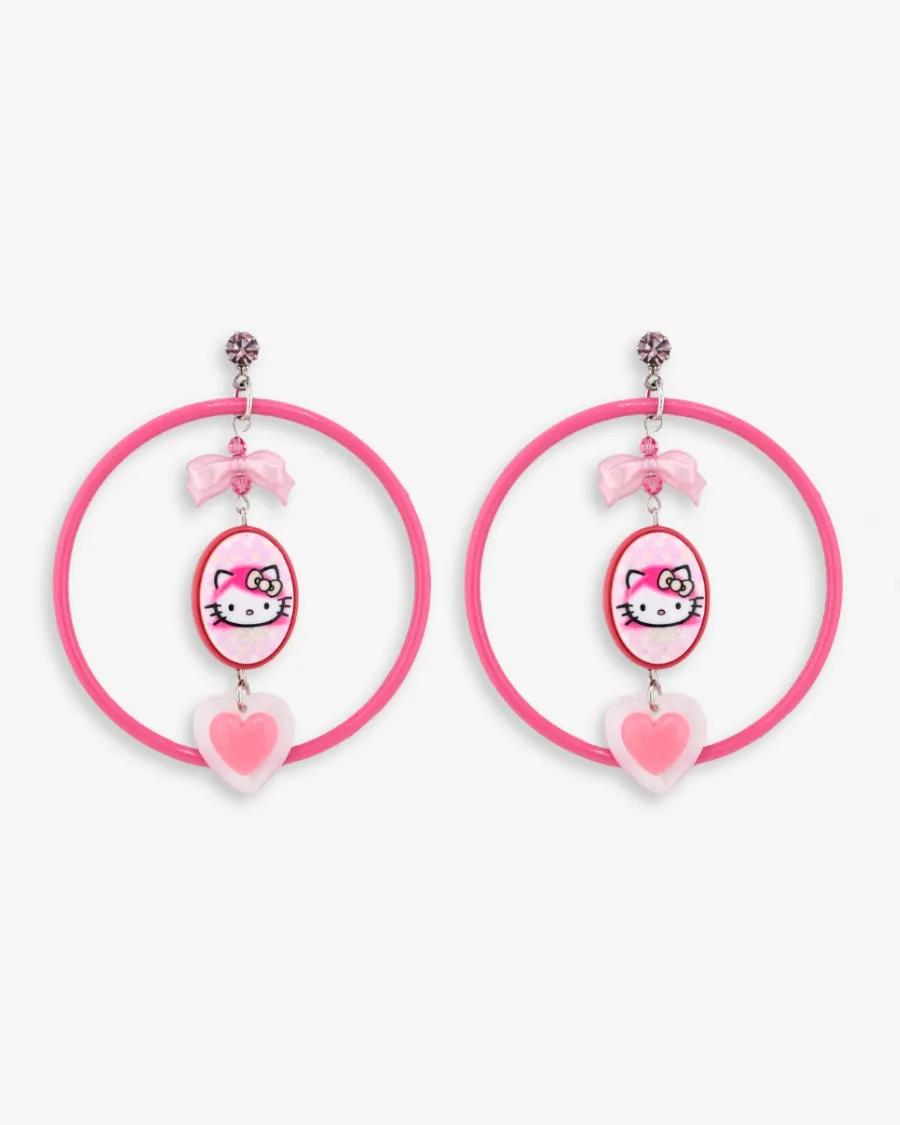 HULA HOOP HEART EARRINGS