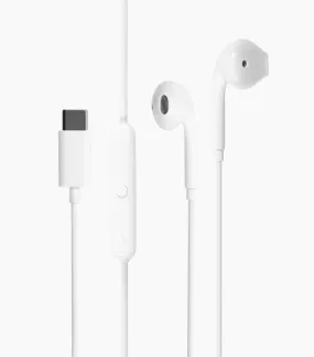 In-Ear Headphones with Mic White