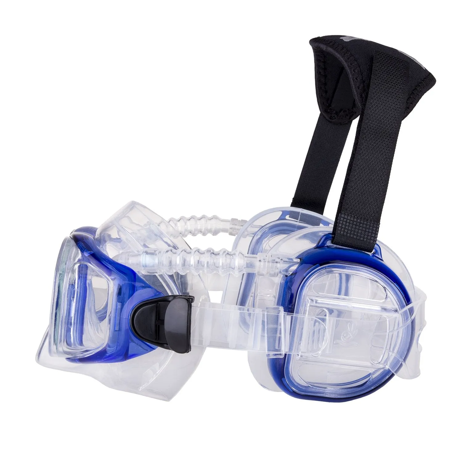 IST ProEar Dive Mask Twin Lens (Blue)