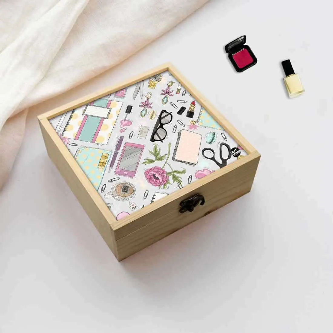 Jewellery Box Wooden Jewelry Organizer -  Fashion Style