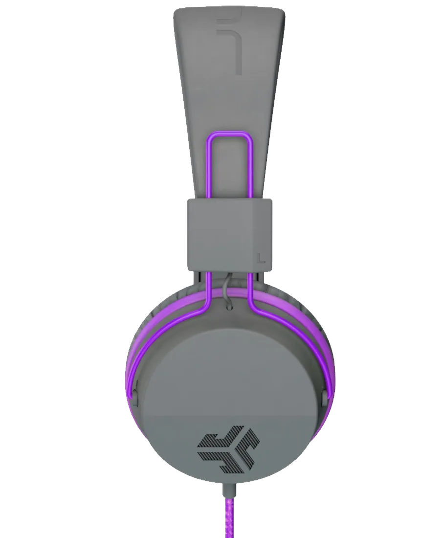 JLAB JBuddies Studio Headphones | Grey / Purple