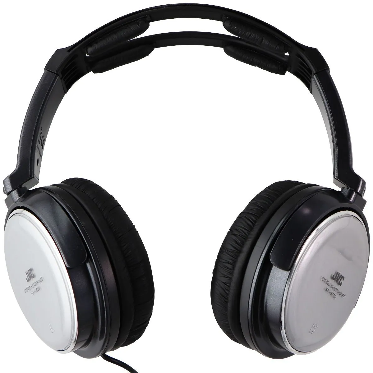 JVC Full-Size Over-Ear Wired Headphones with 1/4-in Adapter - Silver (HA-RX500)