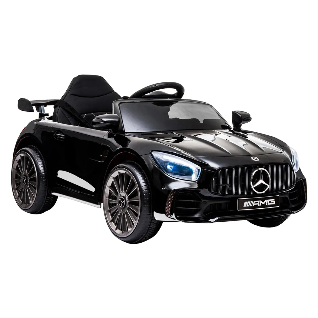 Kids Ride On Car 12V Battery Mercedes-Benz Licensed AMG GTR Toy Remote Control - Black