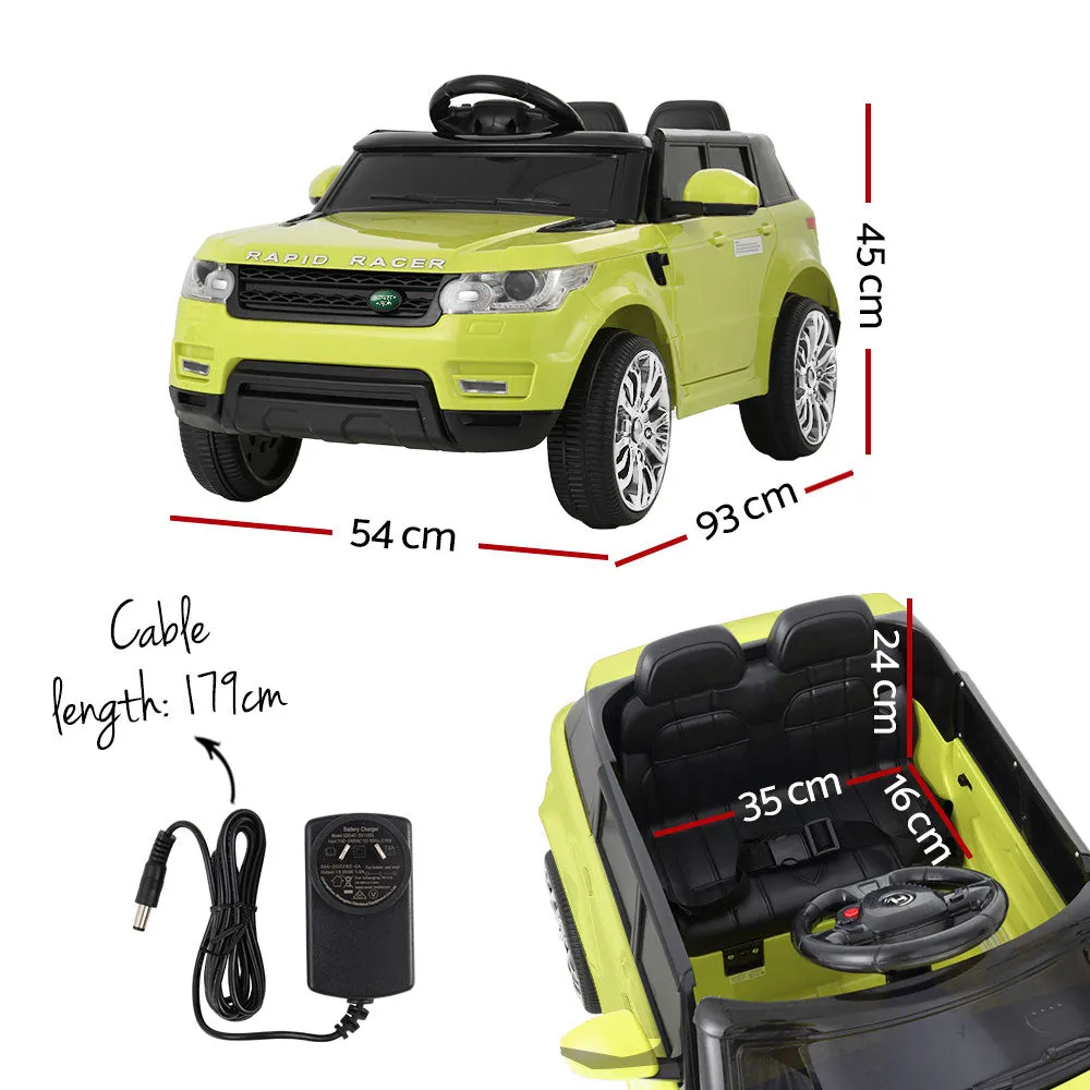 Kids Ride On Electric Car with Remote Control | Range Rover Inspired | Green