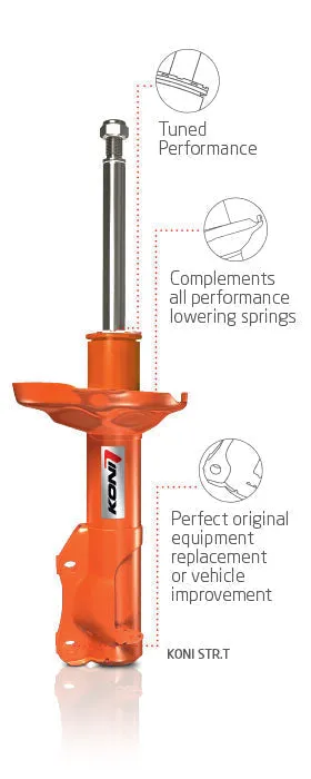 Koni STR.T Orange Shocks Dodge Charger RWD (2006-2010) Front or Rear Shocks