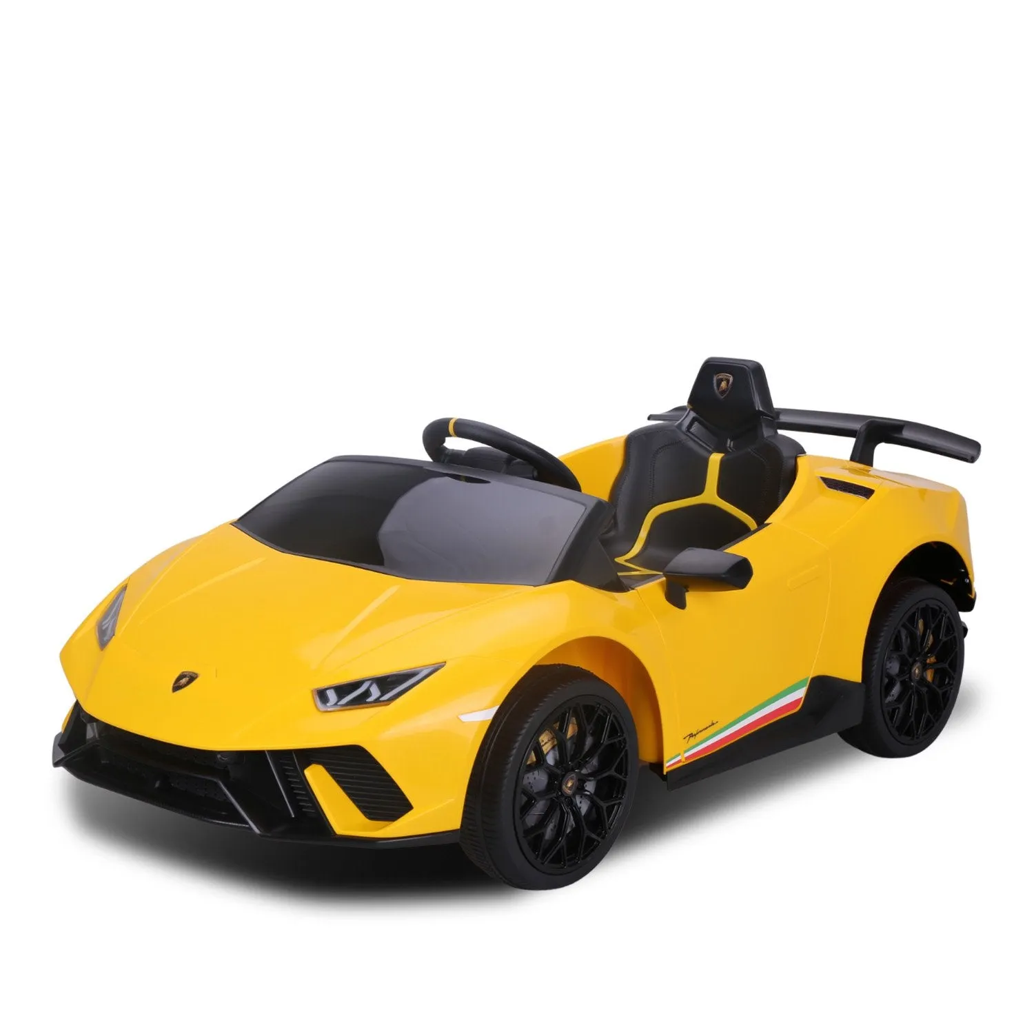 Lamborghini Performante Kids Electric Ride On Car Remote Control - Yellow