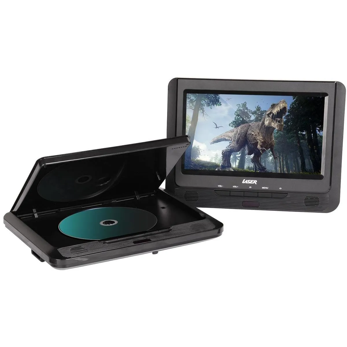 Laser 9" In-Car Dual DVD Player with Remote Control - DVD-PT9-DUALC