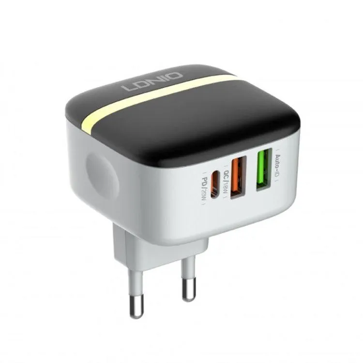 LDNIO 32W Quick Charge 3.0 USB Phone Charger with 3 Ports