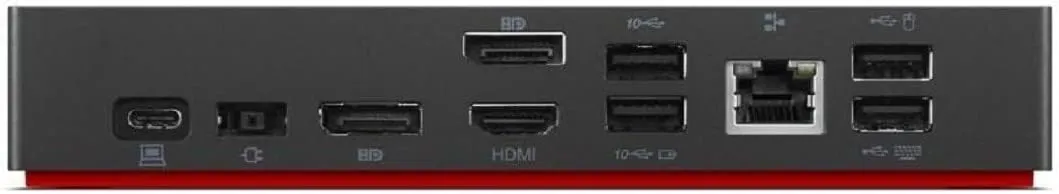 Lenovo ThinkPad Universal USB-C Dock - Mobile Option, UK, Black