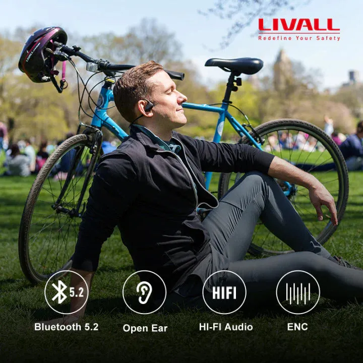 LIVALL LTS21 Pro Open Ear Headphones - Black