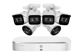 Lorex Fusion 4K 16 Camera Capable (8 Wired   8 Wi-Fi) 2TB NVR System with 4 IP Bullet Cameras and 2 Wi-Fi Cameras