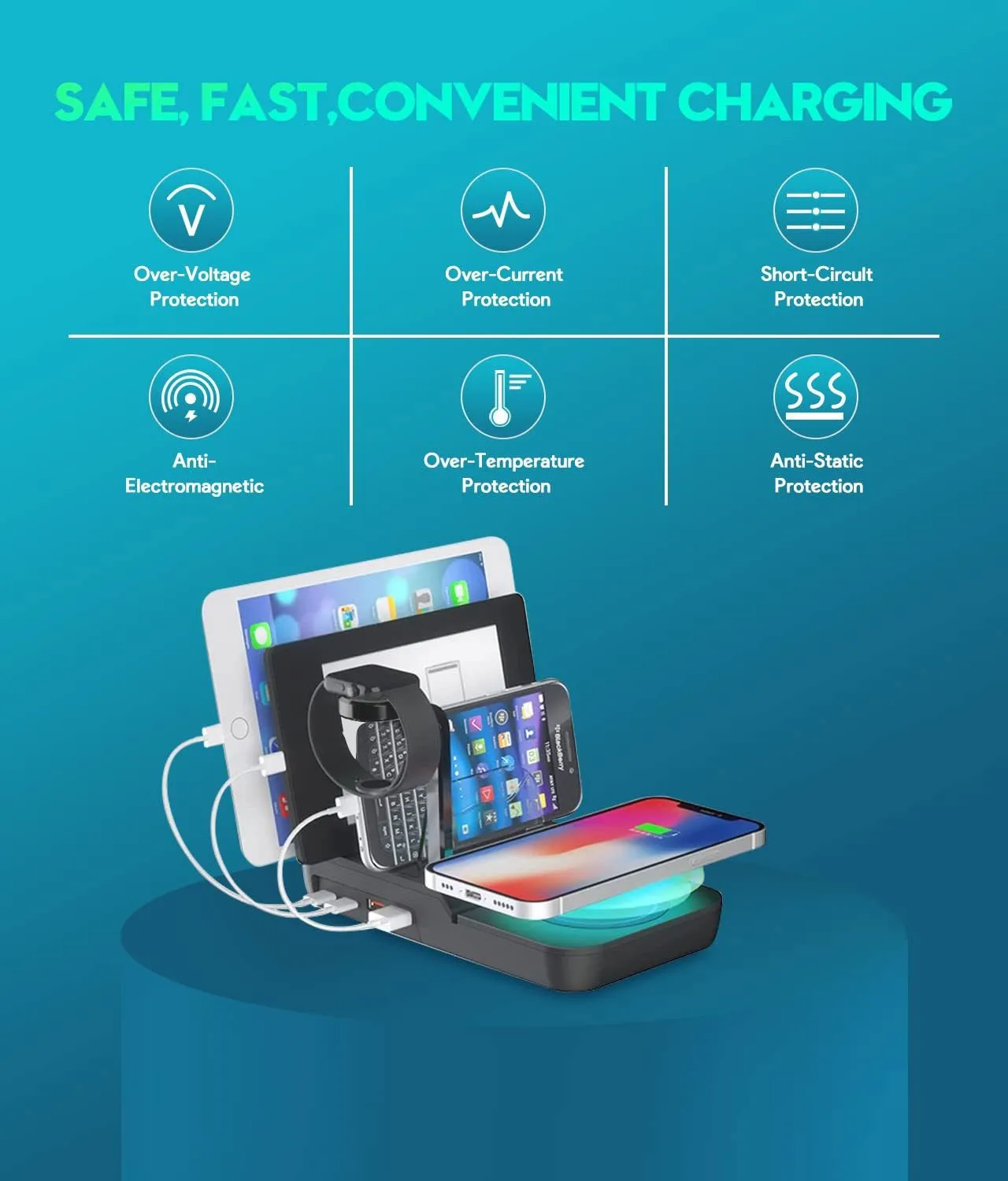 LovelyRLovely 70W Charging Station Stand