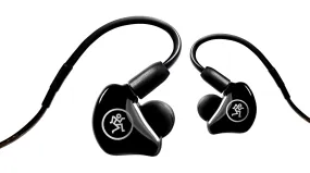 Mackie CR-BUDS  In-Ear Headphones w/ In-Line Microphone & Remote - Black