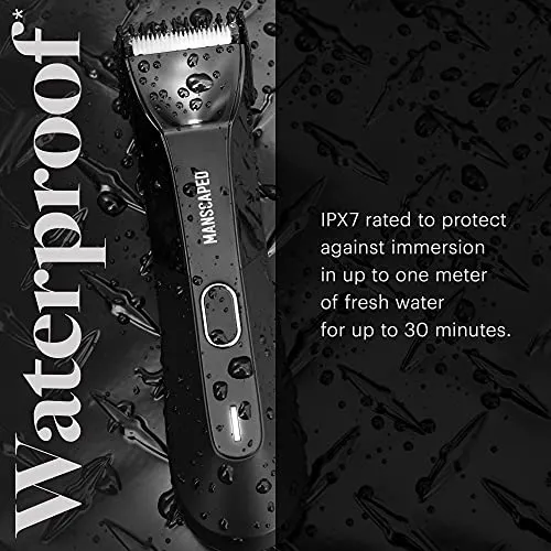 MANSCAPED® The Beard & Body Bundle Contains: The Beard Hedger™ Premium Precision Beard Trimmer and The Lawn Mower™ 4.0 Waterproof Electric Body Hair Trimmer