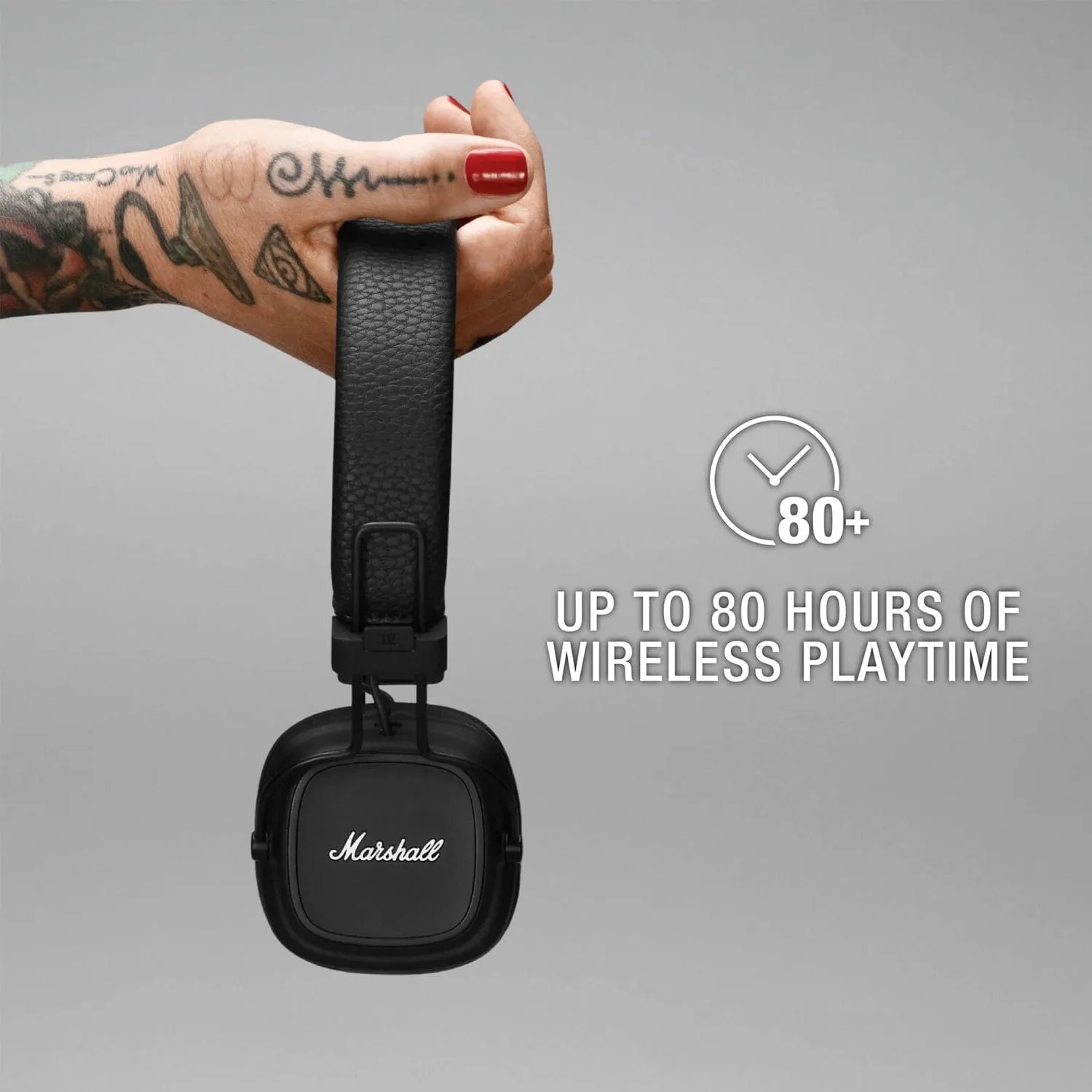 Marshall Major IV Wireless Over-Ear Bluetooth Headphones