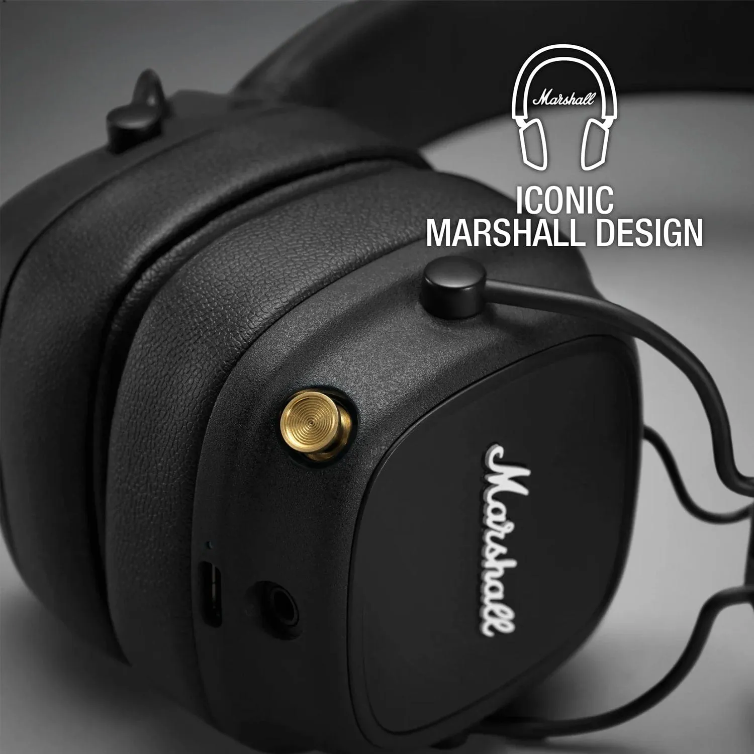 Marshall Major IV Wireless Over-Ear Bluetooth Headphones