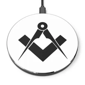 Master Mason Blue Lodge Wireless Charger - Square & Compass